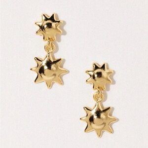 Child of wild Solana sun drop dangle earrings statement sun earrings sun jewelry